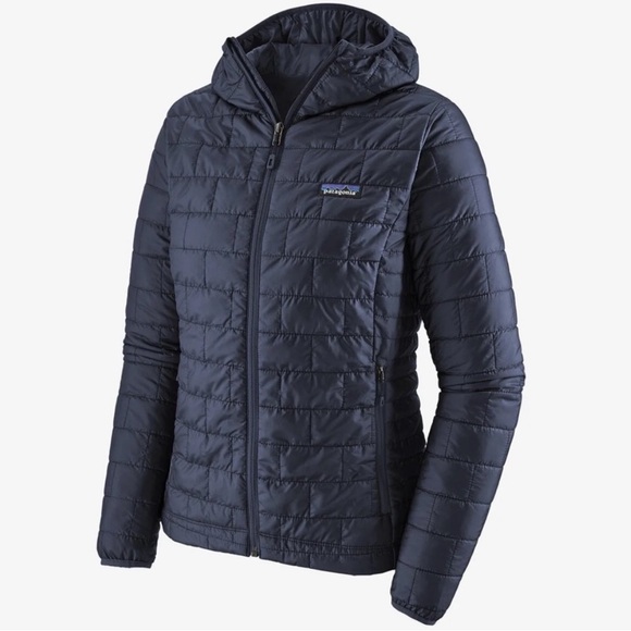 Patagonia Jackets & Blazers - Patagonia Nano Puff Hoody Navy Blue Puffer Jacket Small
